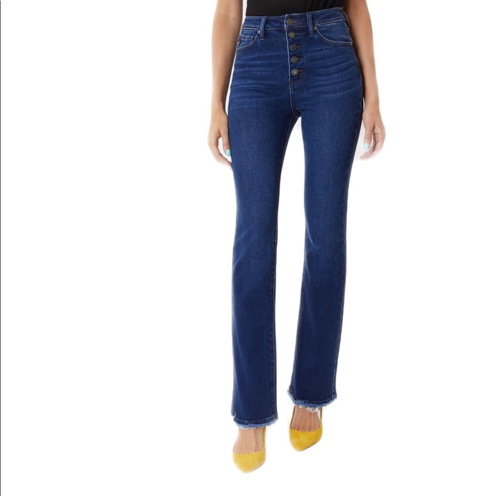 High Rise Button Fly Bootcut - Picture 2 of 8